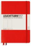 LEUCHTTURM1917 Caiet cu elastic A5, 125 file, velin, Leuchtturm1917 rosu LT309141