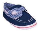  Yo! Babakocsi cipő 0-6 hó - kék kockás - babyshopkaposvar