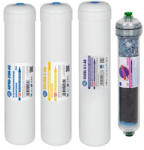 Aquafilter Set de 4 filtre compatibile Excito-CL Filtru de apa bucatarie si accesorii