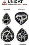  Pandantiv Septaria cu Gaura - Oval - 46-61 x 31-53 x 5-6 mm - 1 Buc