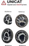  Pandantiv Septaria cu Gaura - Oval - Disc - Picatura - 32-46 x 27-42 x 5-6 mm - 1 Buc