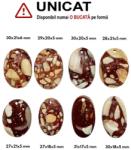  Pandantiv Jasp Mokait Breccia cu Gaura Oval - 27-31 x 17-21 x 5-6 mm - 1 Buc