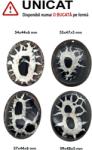  Pandantiv Septaria cu Gaura - Oval - 54-59 x 44-48 x 5-6 mm - 1 Buc