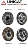  Pandantiv Septaria cu Gaura - Oval - 44-49 x 36-40 x 5-6 mm - 1 Buc