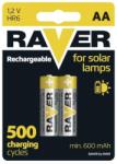 EMOS 2 buc Baterii reîncărcabile AA RAVER NiMH/1, 2V/600 mAh (EMS095) Baterii de unica folosinta