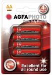 Solight AGFAPHOTO-R06-4S - 4 buc Baterie cu zinc AA 1, 5V (SL0513) Baterii de unica folosinta