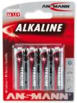 ANSMANN 09629 LR6 AA RED - 4buc baterie alcalina 1, 5V (AN035) Baterii de unica folosinta