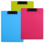Deli Clipboard simplu culori neon, A4, Deli verde (DLEF75202)