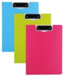 Deli Clipboard dublu culori neon, A4, Deli albastru (DLEF75002)