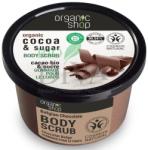 Organic Shop Scrub de corp delicios cu zahăr și cacao Belgian Chocolate Organic Shop 250-ml