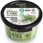 Organic Shop Scrub de corp delicios cu zahăr și lemongrass Provence Lemongrass Organic Shop 250-ml