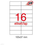 APLI Etikett LCA1214 105 x 37 mm 25 ív Apli
