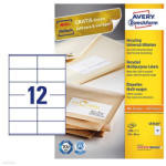 Avery Zweckform Etikett címke univerzális újrahasznosított LR3424 105 x 48 mm
