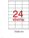 APLI Etikett A1298 36 x 70 mm 100 ív Apli