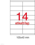 APLI Etikett A1275 40 x 105 mm 100 ív LCA3138 Apli