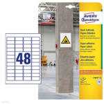 Avery Zweckform Etikett címke szuper tapadású L7873-20 fehér 45, 7 x 21, 2 mm Avery