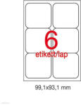 APLI Etikett A2421 99, 1 x 93, 1 mm 100 ív kerekített sarkú