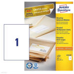 Avery Zweckform Etikett címke univerzális újrahasznosított LR3478 210 x 297 mm