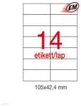 APLI Etikett A1795 42, 4 x 105 mm 500 ív Apli