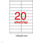 APLI Etikett A1299 105 x 29 mm 100 ív Apli
