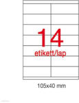 APLI Etikett A1786 40 x 105 mm 500 ív Apli