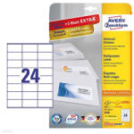 Avery Zweckform Etikett címke univerzális 3490 70 x 36 mm 25 ív Avery