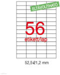 APLI Etikett LCA03055 52, 5 x 21, 2 mm eltávolítható 5600 db/csomag