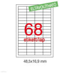 APLI Etikett LCA03053 48, 5 x 16, 9 mm eltávolítható 6800 db/csomag