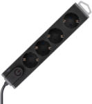 Somogyi Elektronic 4 Plug 3 m Switch (NVT 4K-3/BK)