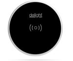Delight 55163BK Beépíthető Qi vezeték nélküli töltő, töltőállomás, fekete, max 1, 1 A