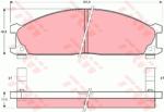 TRW set placute frana, frana disc TRW COTEC GDB766 (GDB766)
