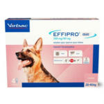 Virbac Antiparazitar extern caini EffiPro Duo L (20-40 kg), 1 pipeta