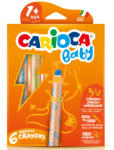 CARIOCA Carioca: 3 az 1-ben bébi zsírkréta 6db-os készlet (42817) - jatekshop