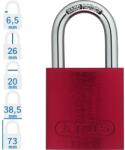 ABUS 72/40 LOTO munkavédelmi kizáró lakat - Piros - 451201 (451201)