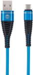  Cablu de date - Forever Shark - Usb Type-C, 2A, 100cm Albastru