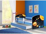 HomeSweet Pat copii cu sertar si saltea Sistem Solar si protectie anticadere