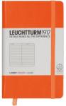 LEUCHTTURM1917 Caiet cu elastic A6, 94 file, dictando, Leuchtturm1917 portocaliu LT342930
