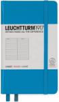 LEUCHTTURM1917 Caiet cu elastic A6, 94 file, dictando, Leuchtturm1917 albastru azur LT346689