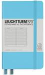 LEUCHTTURM1917 Caiet cu elastic A6, 94 file, dictando, Leuchtturm1917 bleu LT357475