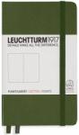LEUCHTTURM1917 Caiet cu elastic A6, 94 file, punctat, Leuchtturm1917 verde army LT348099