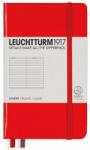 LEUCHTTURM1917 Caiet cu elastic A6, 94 file, dictando, Leuchtturm1917 rosu LT308998