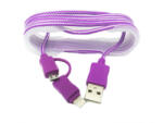 MRG Cablu De Date MRG M-171, 2 In 1, Iphone 5/6 + Micro USB, Mov
