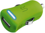 Trust 1A USB autós töltő zöld Mobil
