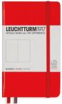 LEUCHTTURM1917 Caiet cu elastic A6, 94 file, velin, Leuchtturm1917 rosu LT317345