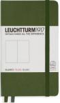 LEUCHTTURM1917 Caiet cu elastic A6, 94 file, velin, Leuchtturm1917 verde army LT348100