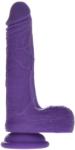 Mokko Toys Dildo Realist Hetty Color Changing Silicon Lichid Mov 18.5 cm Mokko Toys Dildo