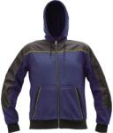 CERVA Férfi cipzáras pulóver CREMORNE - Sötétkék | L (0306007541003)