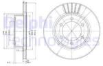 DELPHI Disc frana DELPHI BG3535 (BG3535) - automobilus