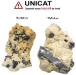  Cuart Negru - Cuart Morion in Feldspat Brut Natural - 18-19 x 9-12 x 6-8 cm - (XXL)