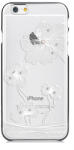 Comma Husa Comma Carcasa Crystal Flora iPhone 6/6S Silver (Cristale Swarovski®, electroplacat, protectie 360°) (CMCRYSFL360IPH6SV) - pcone